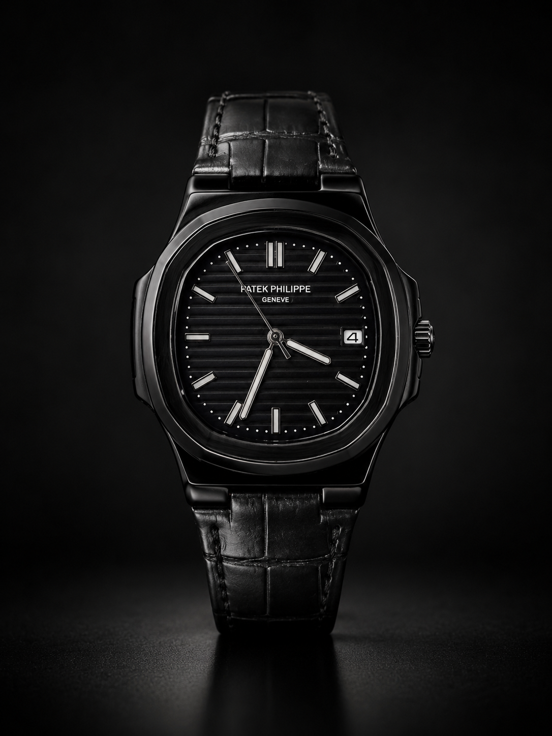 Patek Nautilus Leather Strap Master Lock