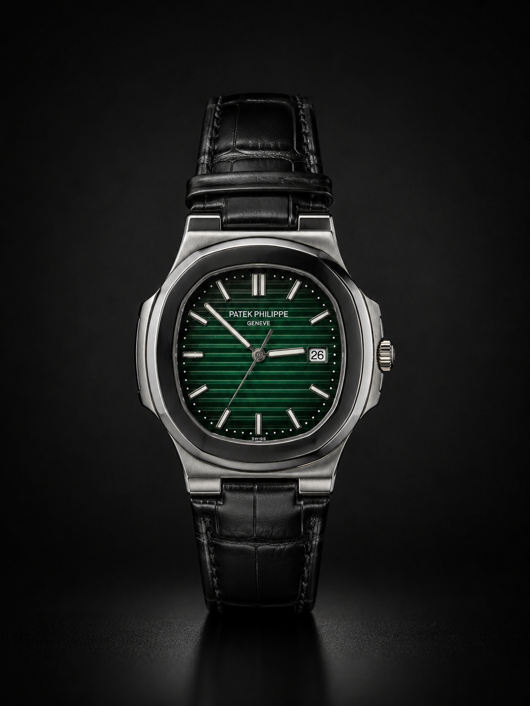 Patek Nautilus Leather Strap Master Lock