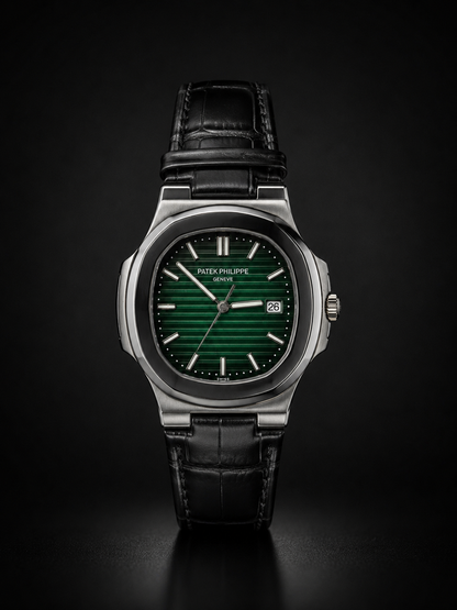 Patek Nautilus Leather Strap Master Lock