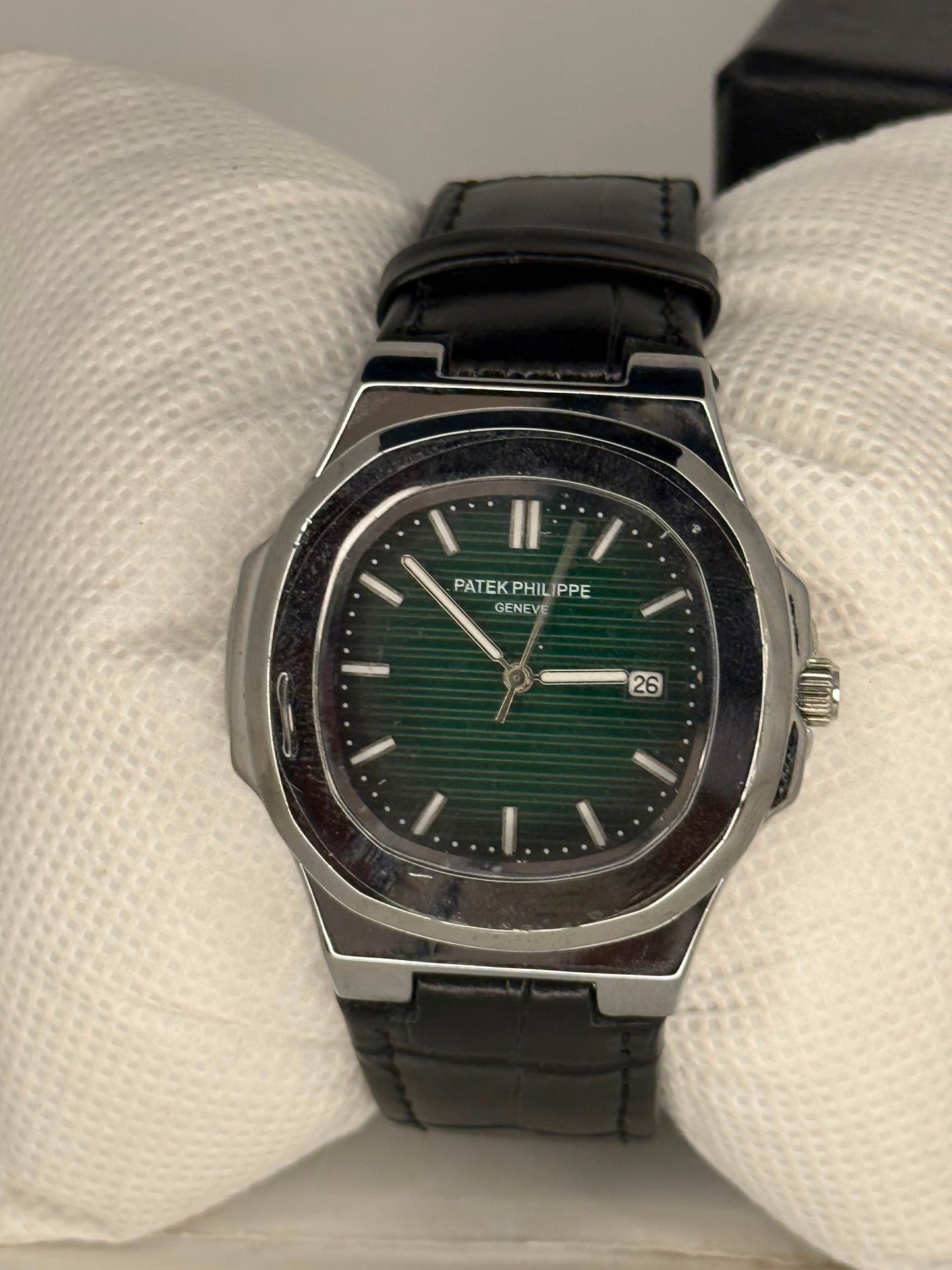 Patek Nautilus Leather Strap Master Lock