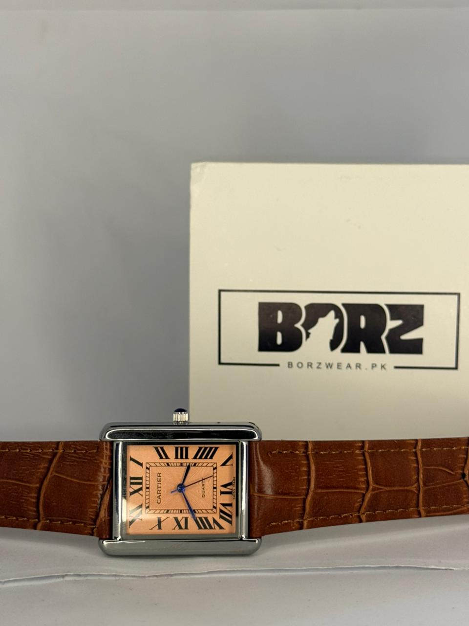 Cartier Tank Leather Strap Watch